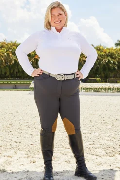 Clearance RJ CLASSICS R.J. Classics Gracie Plus-Size Knee-Patch Breech