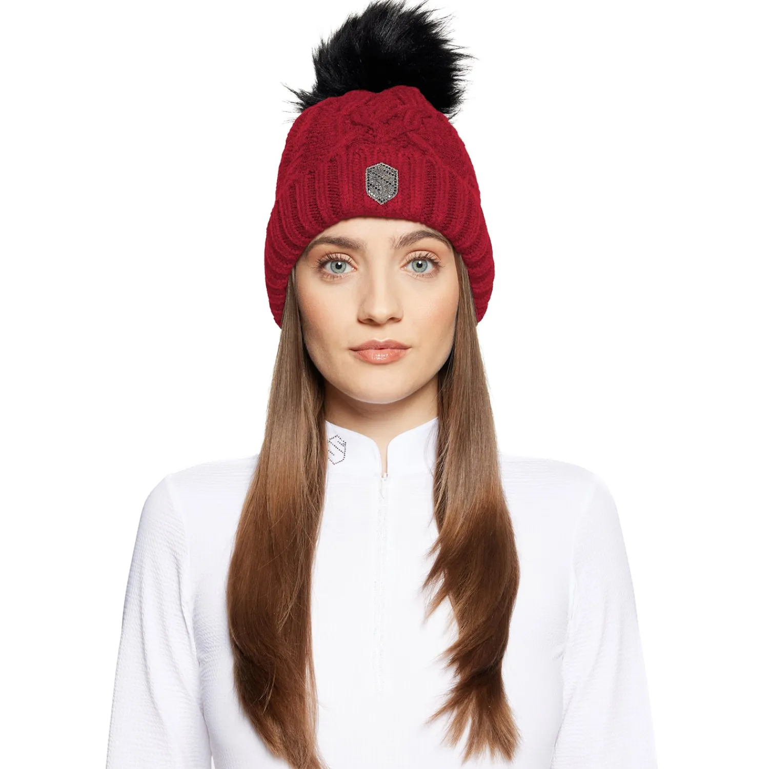 Online SAMSHIELD ® Nora Crystal Intarsia Beanie