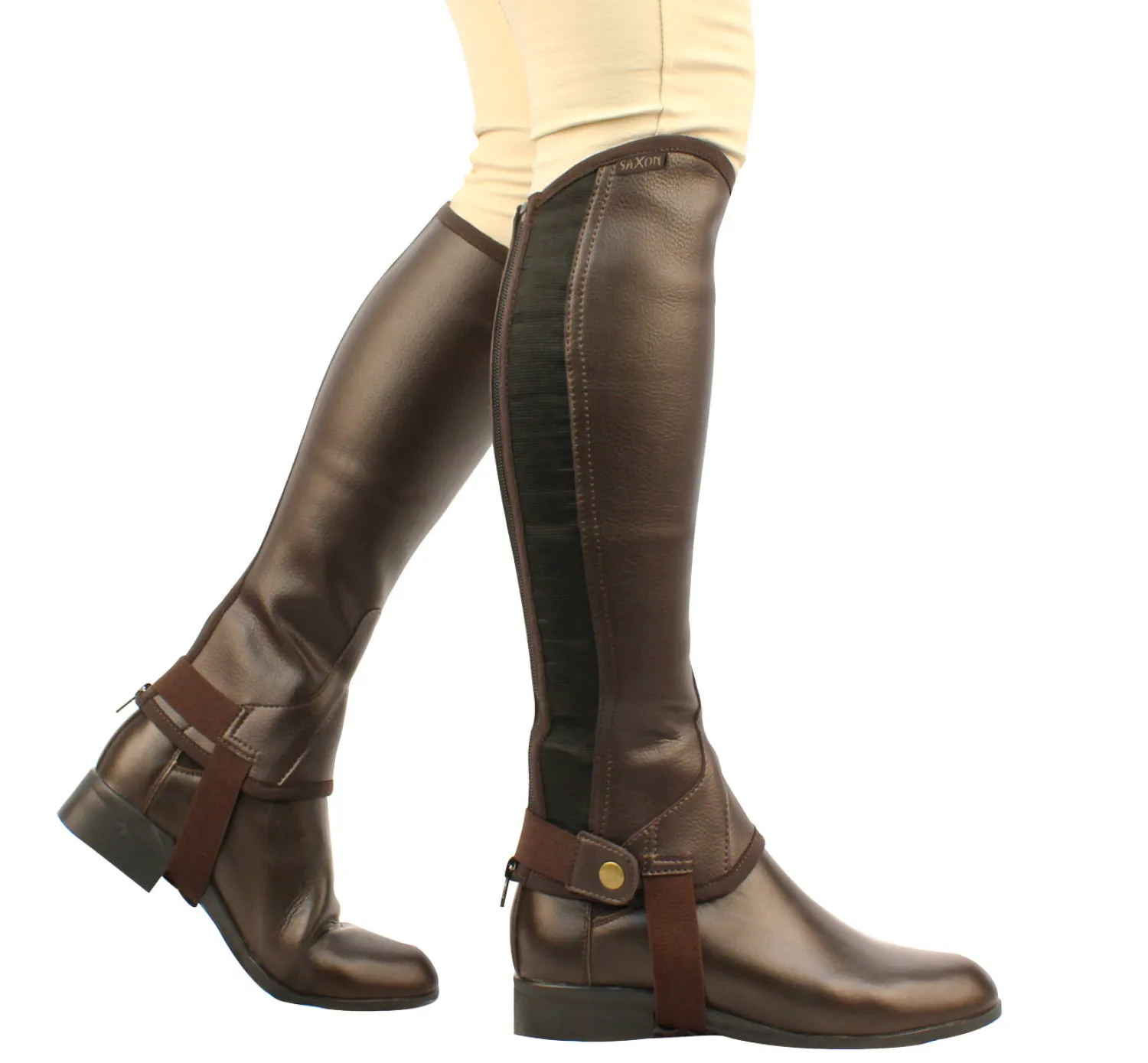 Best WEATHERBEETA Saxon Equileather™ Children's Half Chaps