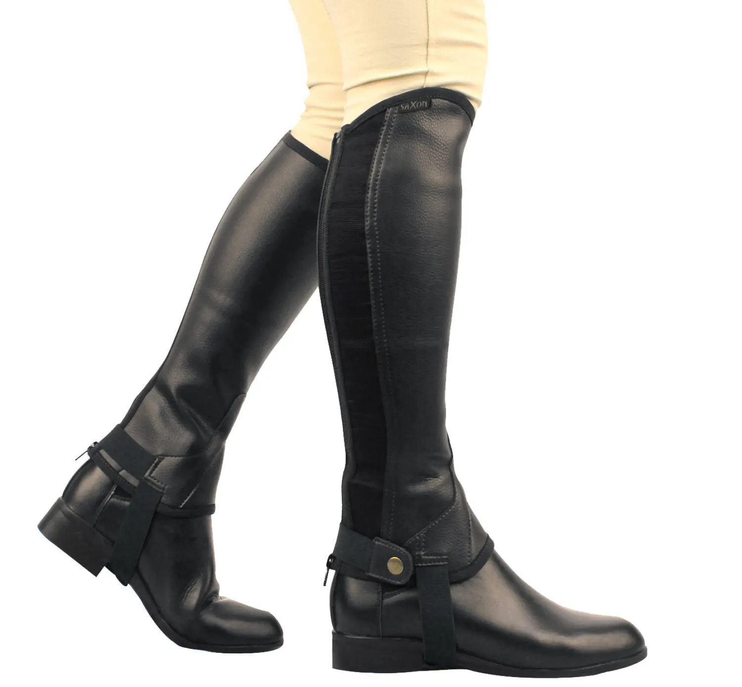 Best WEATHERBEETA Saxon Equileather™ Children's Half Chaps