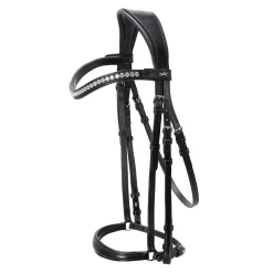 Sale SCHOCKEMOEHLE N.A. Schockemöhle Pisa Drop Nose Bridle Black/Silver