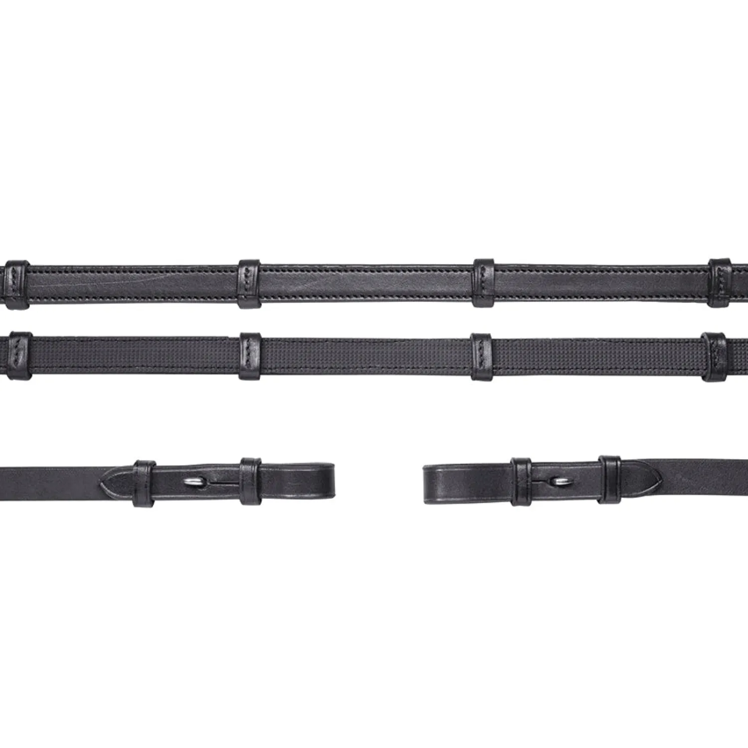 Discount SCHOCKEMOEHLE N.A. Schockemöhle Rubber-Lined Reins Black
