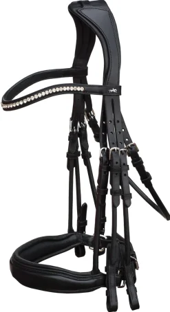Hot SCHOCKEMOEHLE N.A. Schockemöhle Venice Double Bridle Black/Silver