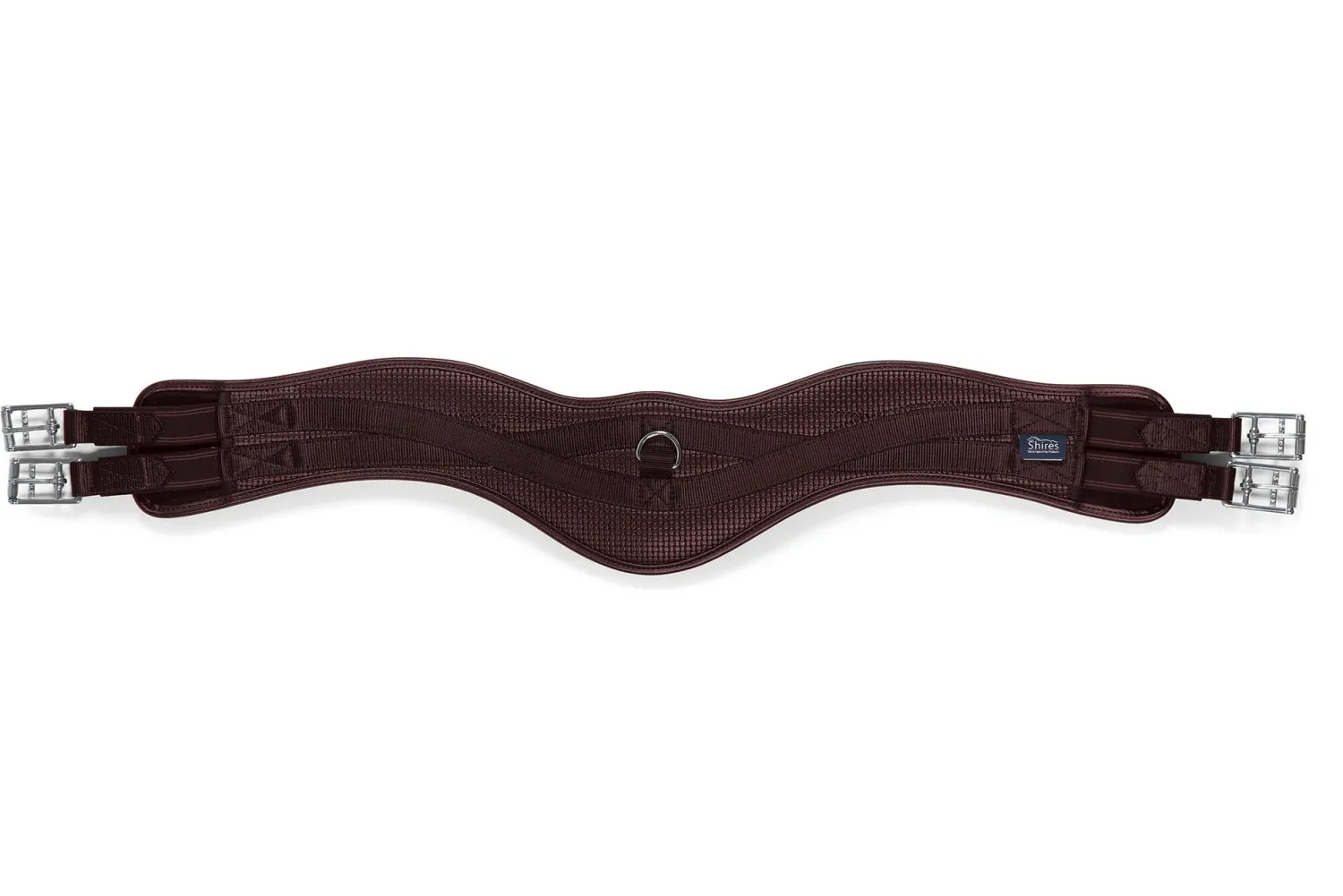Best SHIRES EQUESTRIAN Shires Anti-Chafe Anatomic Girth with Elastic Brown