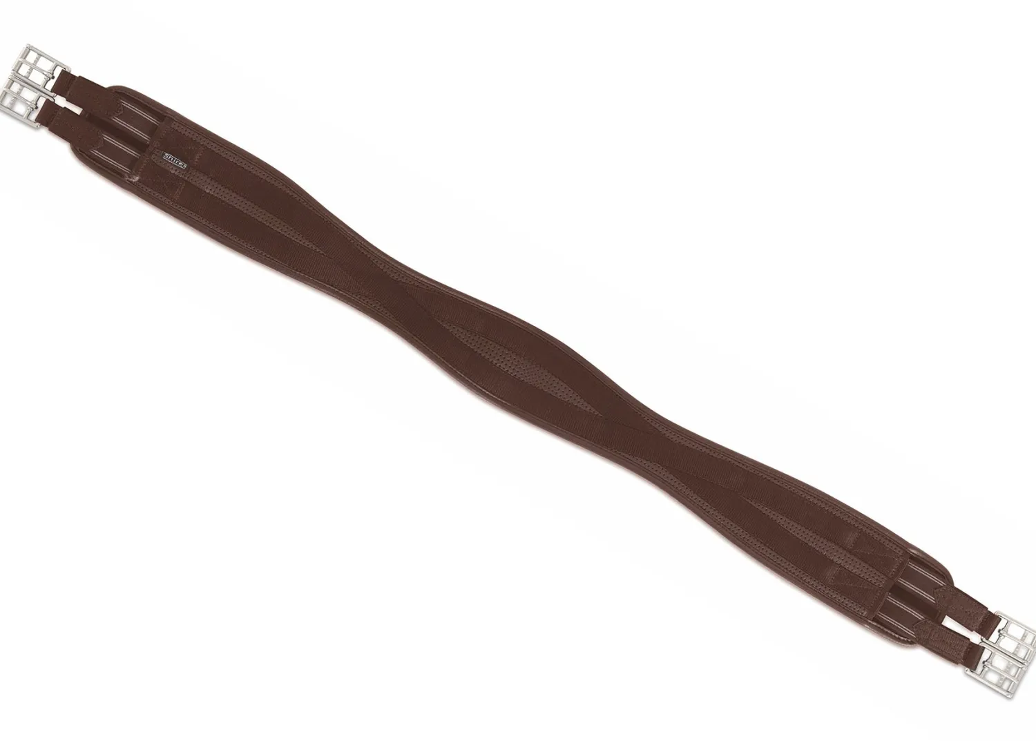 Online SHIRES EQUESTRIAN Shires Anti-Chafe Contour Girth with Elastic Brown