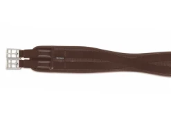 Online SHIRES EQUESTRIAN Shires Anti-Chafe Contour Girth with Elastic Brown