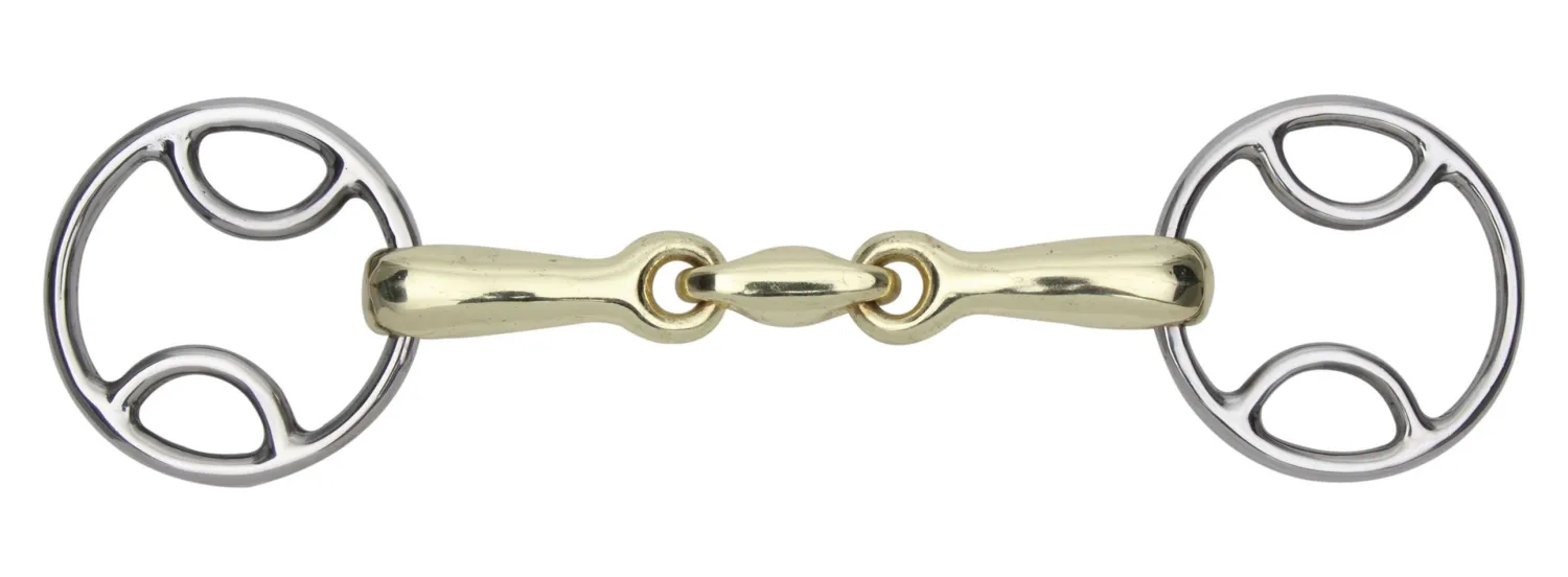 Discount SHIRES EQUESTRIAN Shires Beval Bit with Lozenge Brass