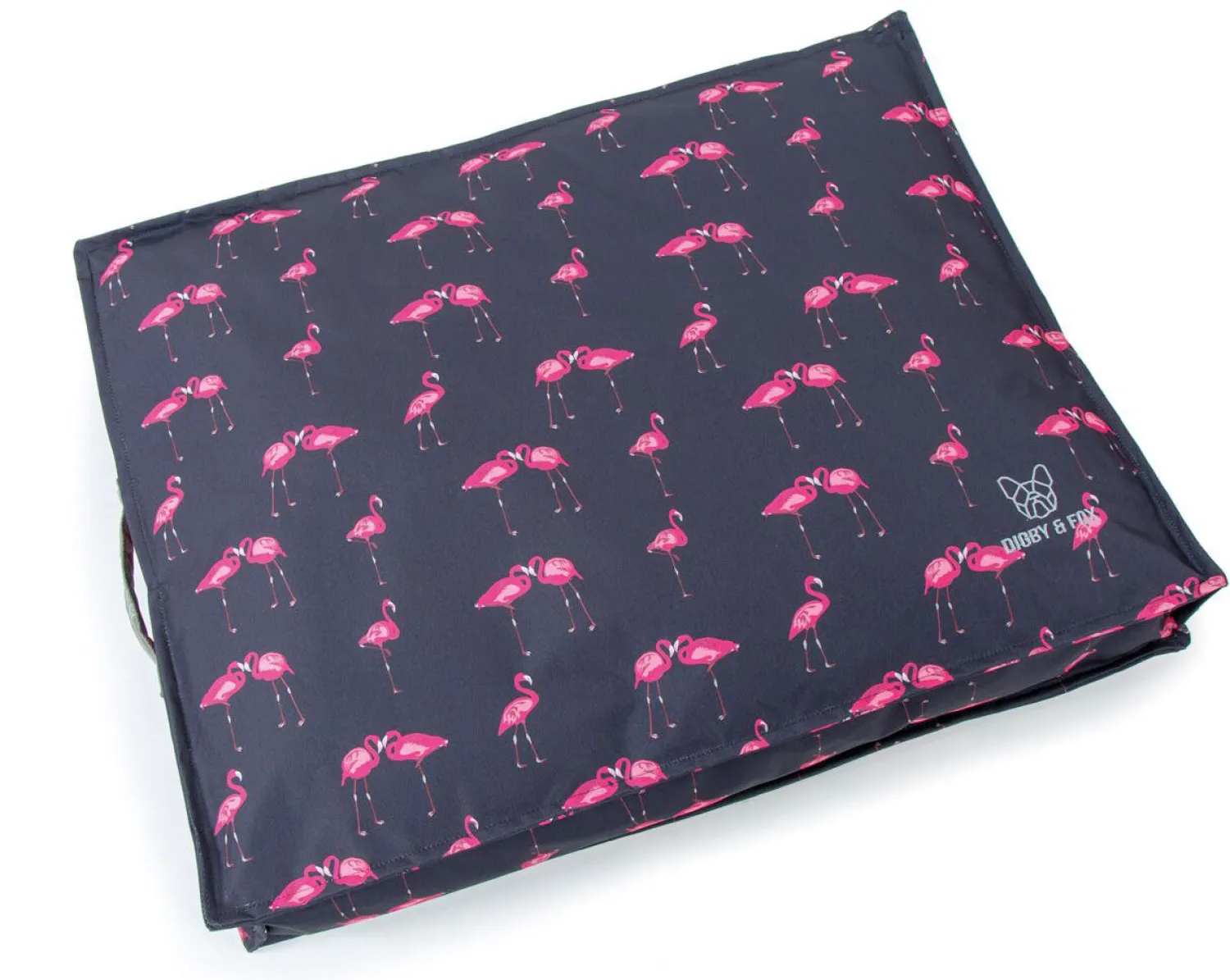 New SHIRES EQUESTRIAN Shires Digby & Fox Comfort Dog Mattress Flamingo Print