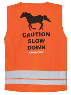 SHIRES EQUESTRIAN Shires Equi-Flector® Rider Safety Vest Orange