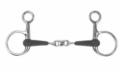 Outlet SHIRES EQUESTRIAN Shires Equikind+ Hanging Cheek Peanut Link Bit Stainless Steel