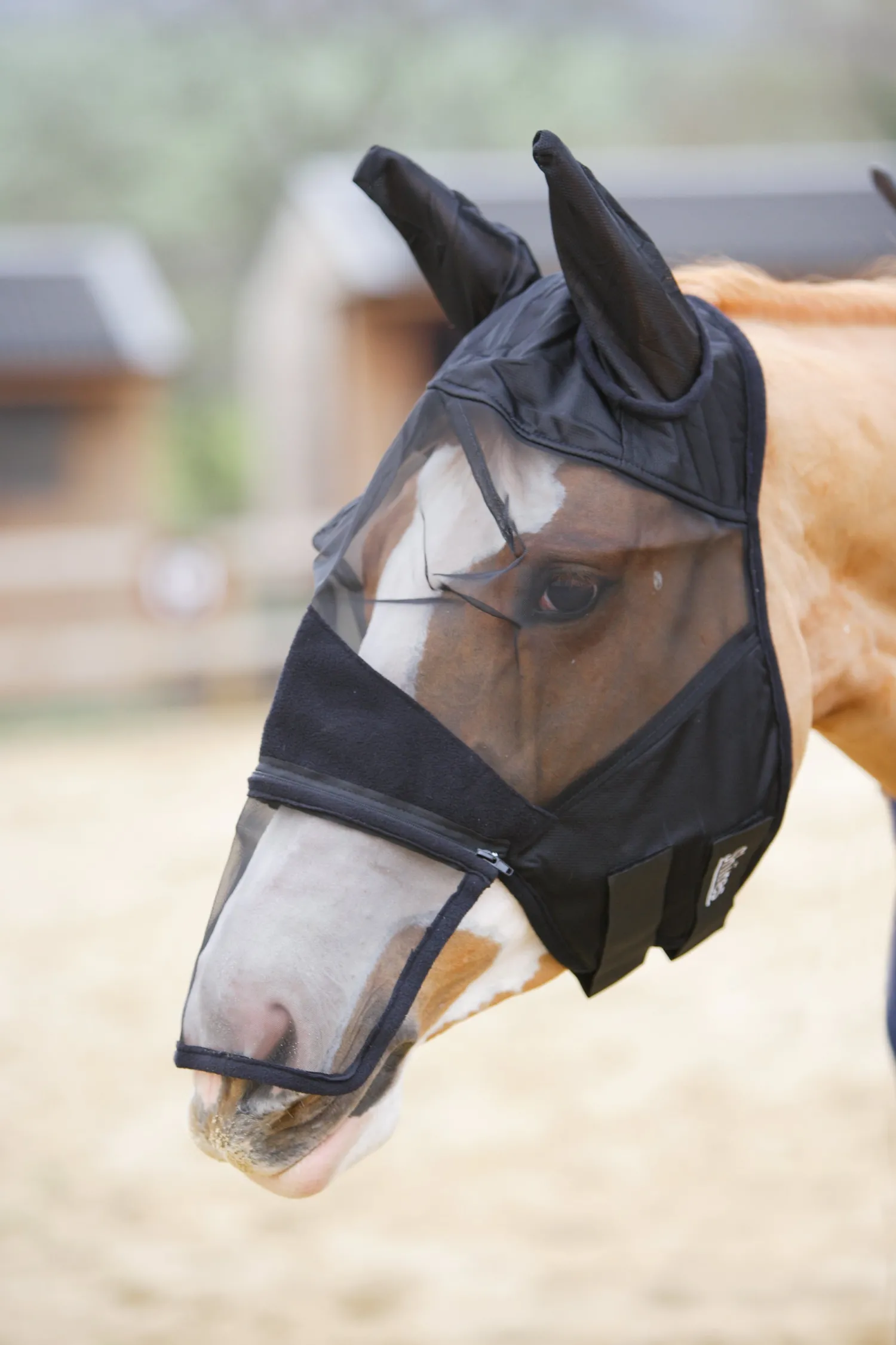 Outlet SHIRES EQUESTRIAN Shires Fly Mask with Ears & Nose