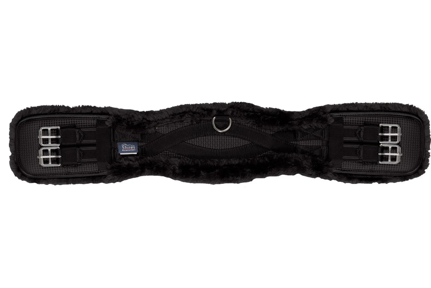 New SHIRES EQUESTRIAN Shires Performance SupaFleece Dressage Girth Black