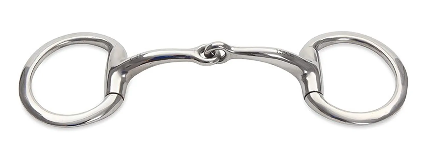 Sale SHIRES EQUESTRIAN Shires Standard Curved Eggbutt Snaffle Bit Stainless Steel