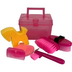 Clearance SHILOH STABLES TACK Showman® Kids’ Size Grooming Kit Pink Glitter