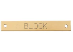 Hot DOVER DROPSHIP Small Beveled Edge Halter Nameplate