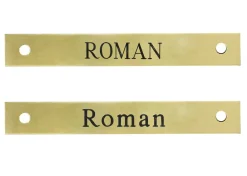 Hot DOVER DROPSHIP Small Rectangular Halter Nameplate