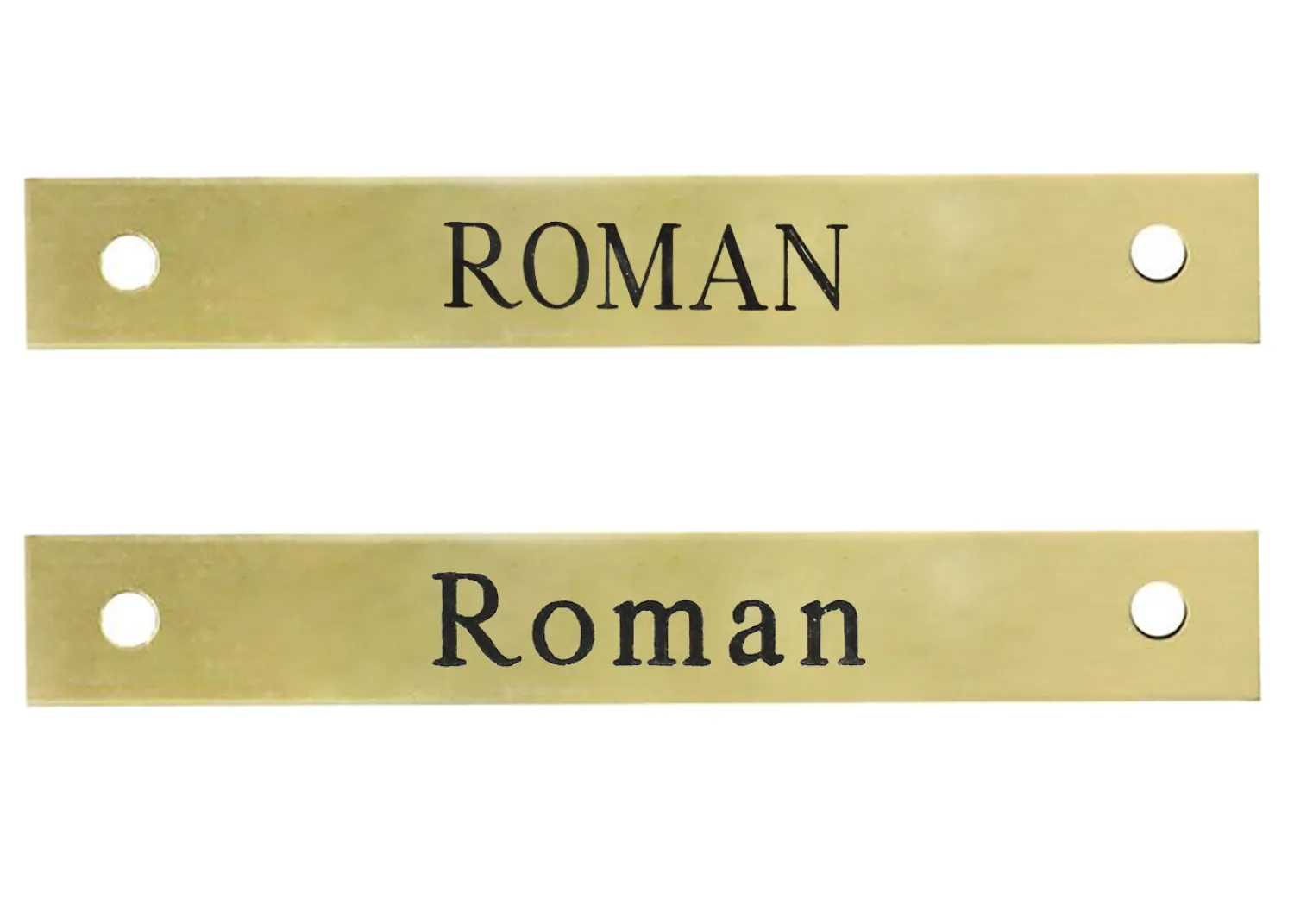 Hot DOVER DROPSHIP Small Rectangular Halter Nameplate