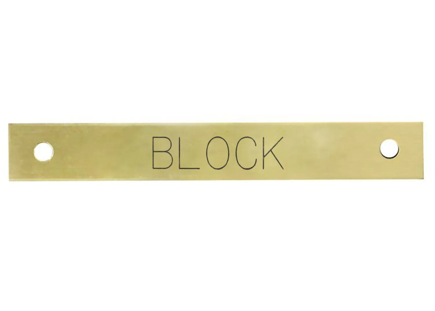 Hot DOVER DROPSHIP Small Rectangular Halter Nameplate