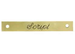 Hot DOVER DROPSHIP Small Rectangular Halter Nameplate