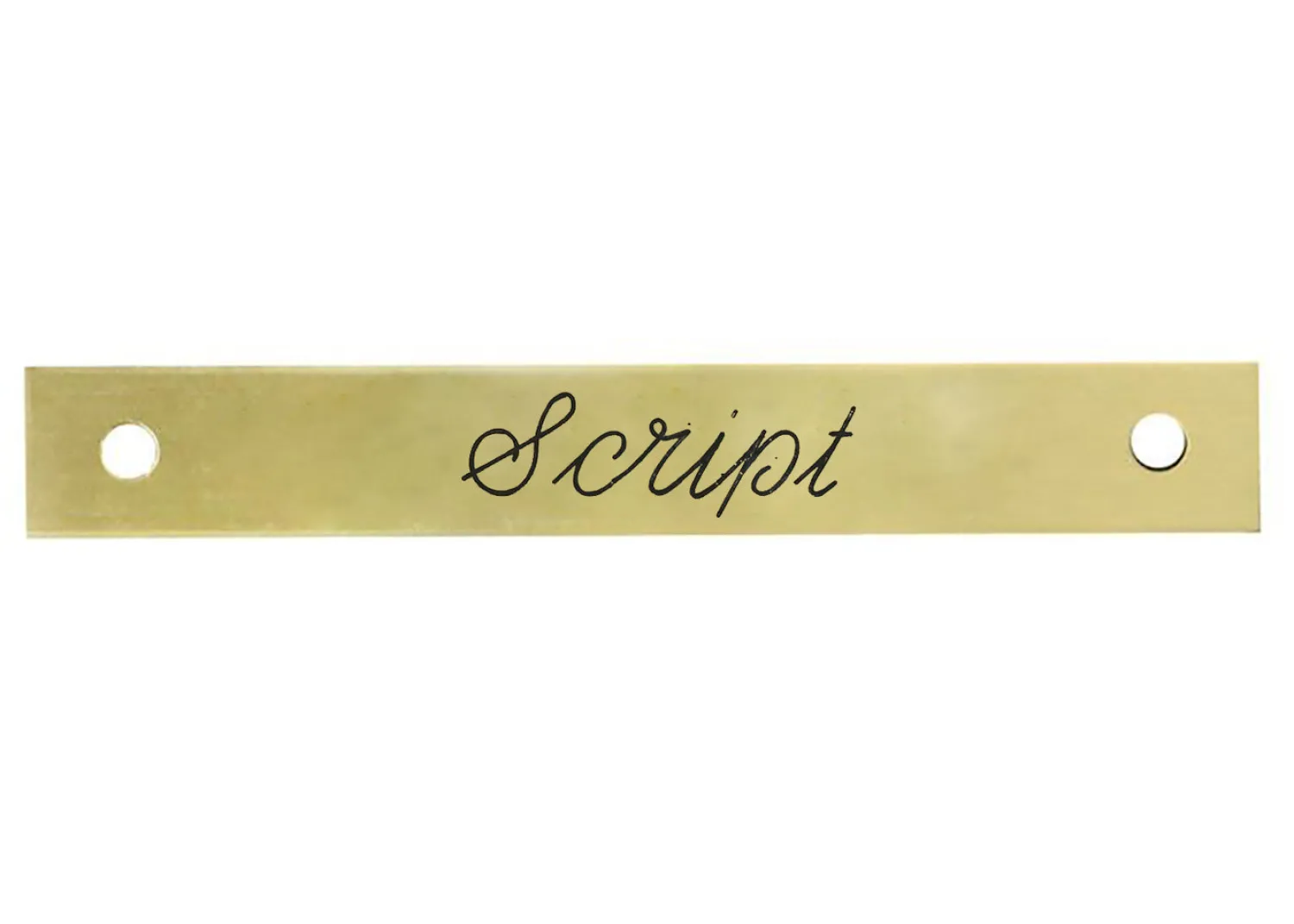 Hot DOVER DROPSHIP Small Rectangular Halter Nameplate