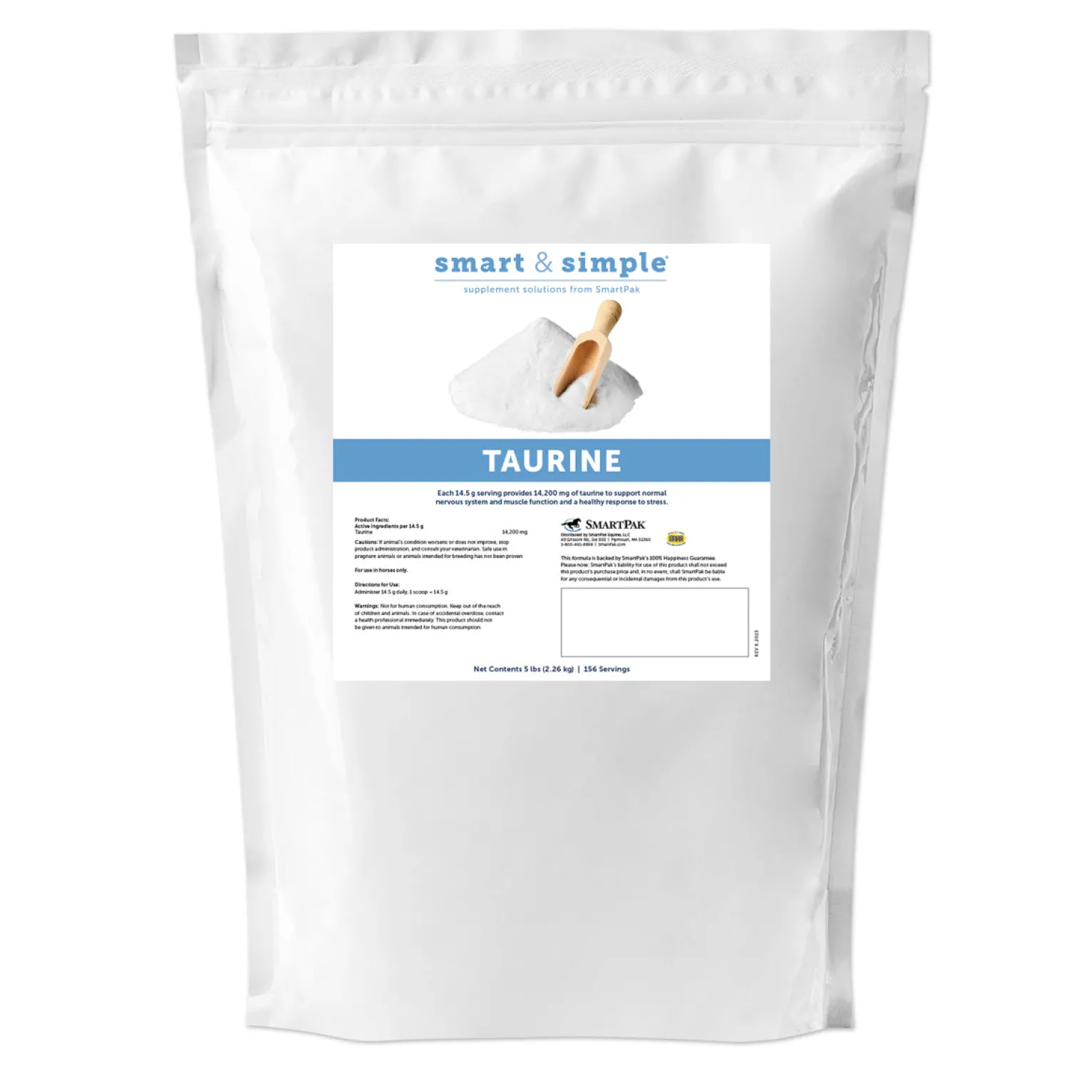 Best SMARTPAK Smart & Simple® Taurine Powder by SmartEquine™ - 5 lbs