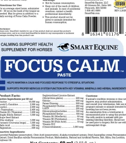 New SMARTEQUINE ™ Focus Calm Paste NA