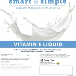 Online SMARTEQUINE ™ Smart & Simple Vitamin E Liquid–56 Liquid Packs NA