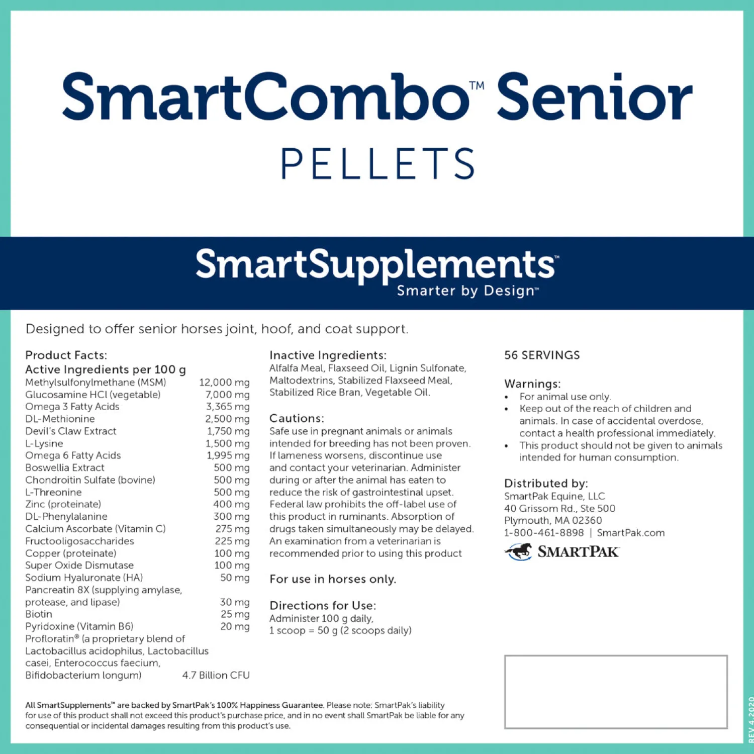 Outlet SMARTPAK SmartEquine™ SmartCombo™ Senior Pellets - 12.4 lbs.