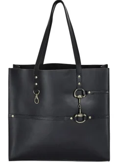 Discount JPC EQUESTRIAN Snaffle Bit Leather Tote Bag