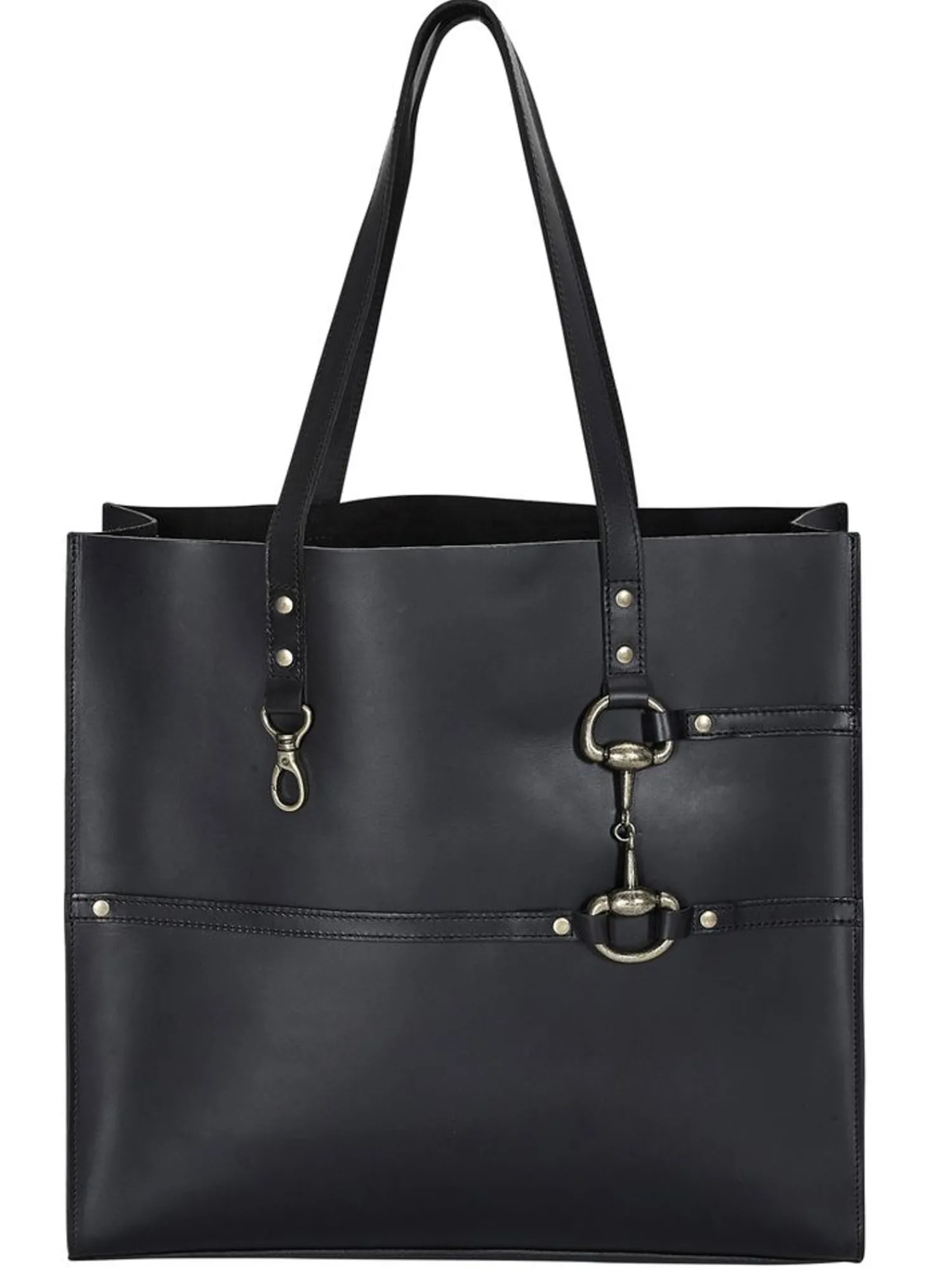 Discount JPC EQUESTRIAN Snaffle Bit Leather Tote Bag