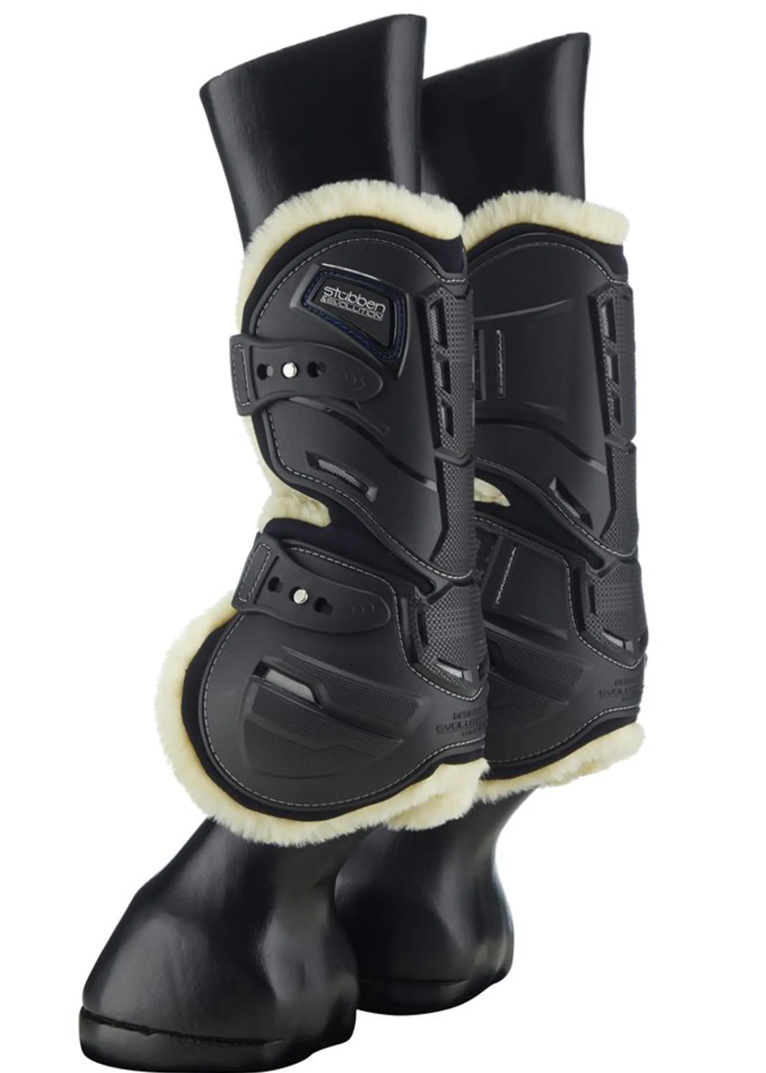 Best STUBBEN N.A. Stübben Hybrid Open-Front Fleece-Lined Tendon Boots