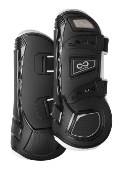 New JONE SHOU INDUSTRIAL Stride™ Open-Front Tendon Boots Black
