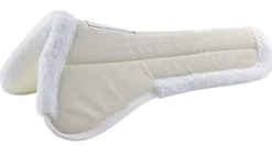 Clearance SUCCESS EQUESTRIAN Deluxe Hunter Half Pad White