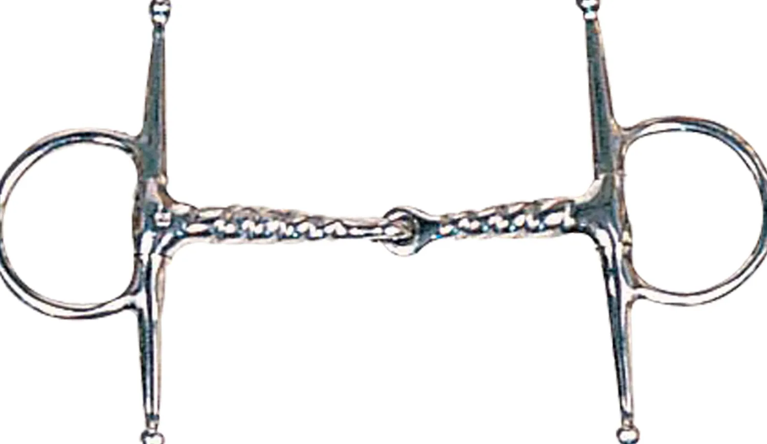 Sale INTREPID INTERNATIONAL Suffolk™ Corkscrew Full Cheek Snaffle Bit