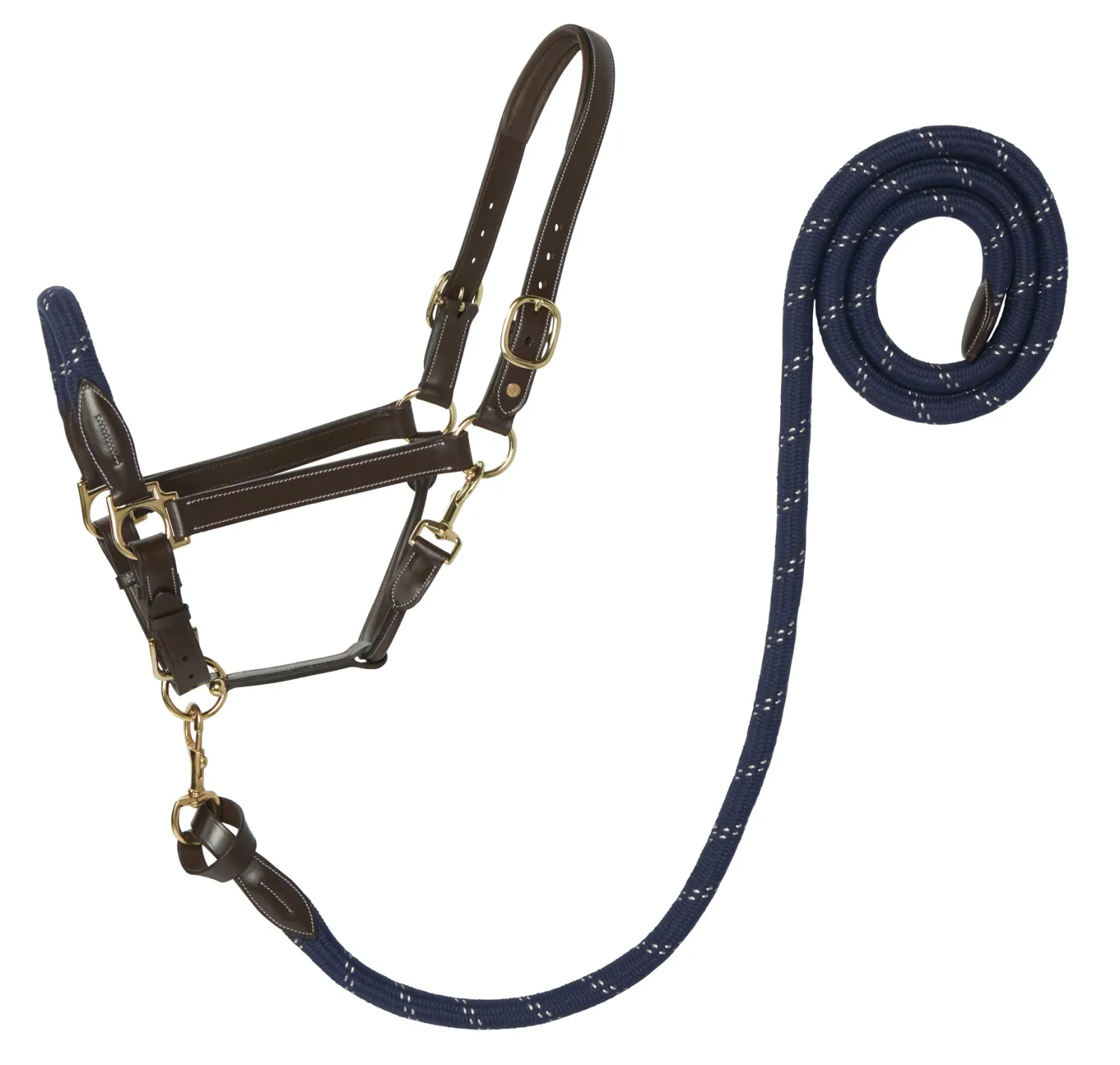 Clearance PUSHKAR INTL Suffolk™ Leather & Rope Halter with Lead