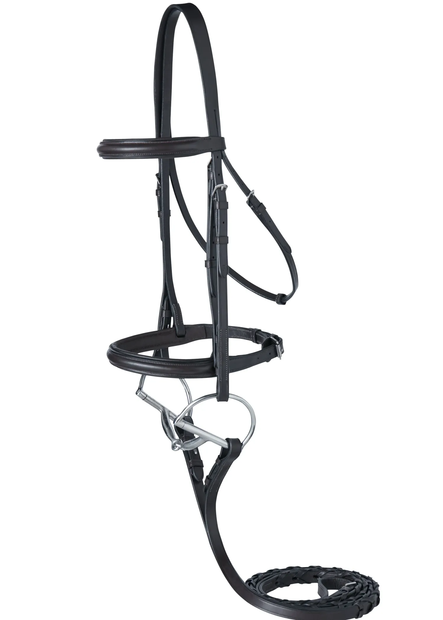 KINGS INTERNATIONAL Suffolk™ Plain Raised Bridle Brown