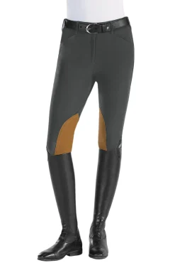 Discount TAILORED SPORTSMAN The ™ Techno Front-Zip Mid-Rise Clarino™ Knee Patch Graphite