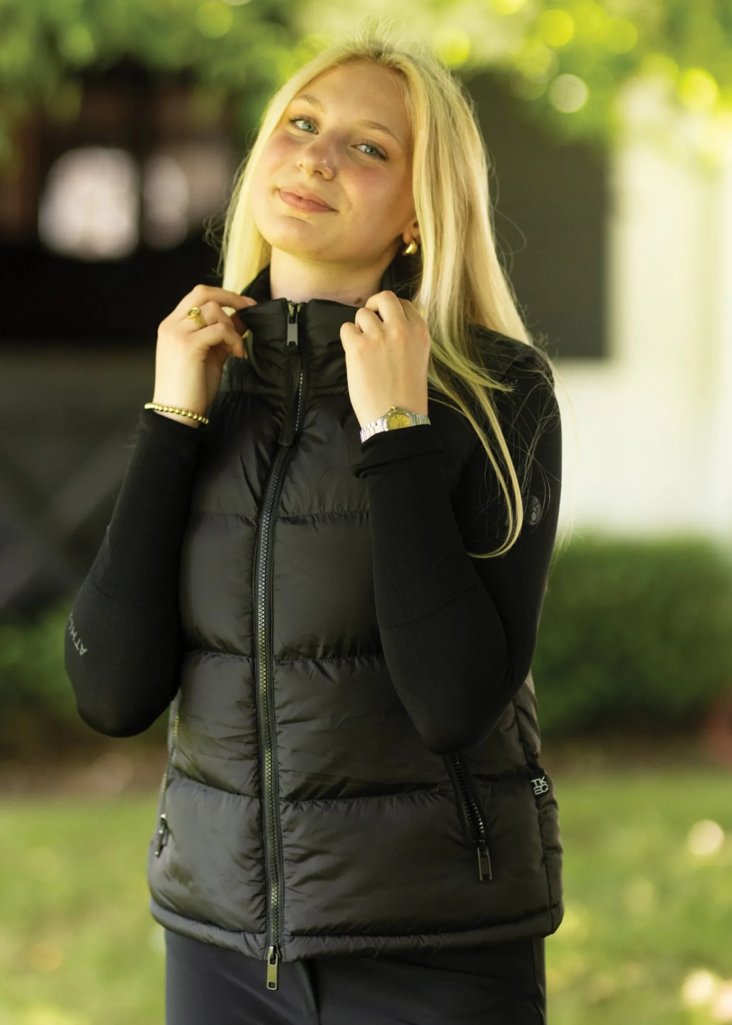 Clearance TKEQ THE SHOP TKEQ Puffy Vest Classic Black