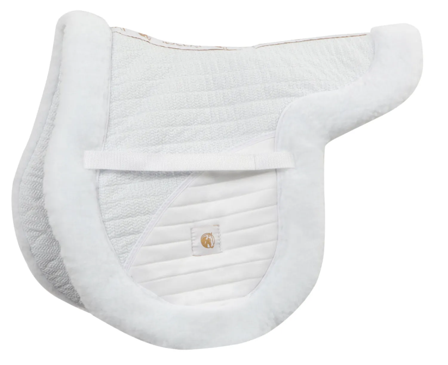 Discount TOKLAT ORIGINALS Toklat® TechQuilt Extra-Large High-Profile Two-Sided NonSlip Saddle Pad – CC White