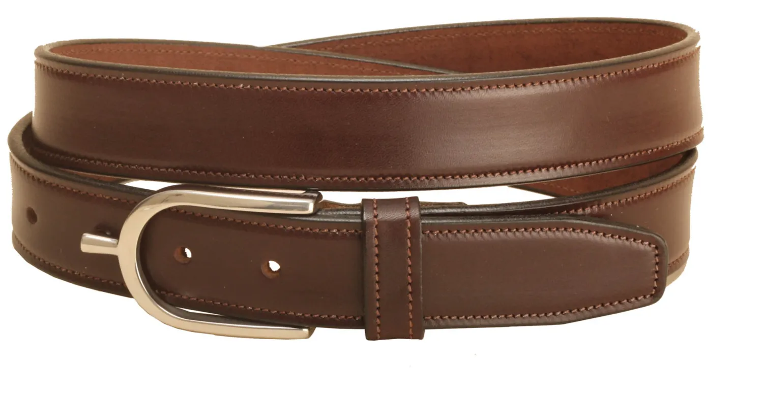 Best TORY LEATHER 1 1/4" Stainless Steel Spur Buckle Belt