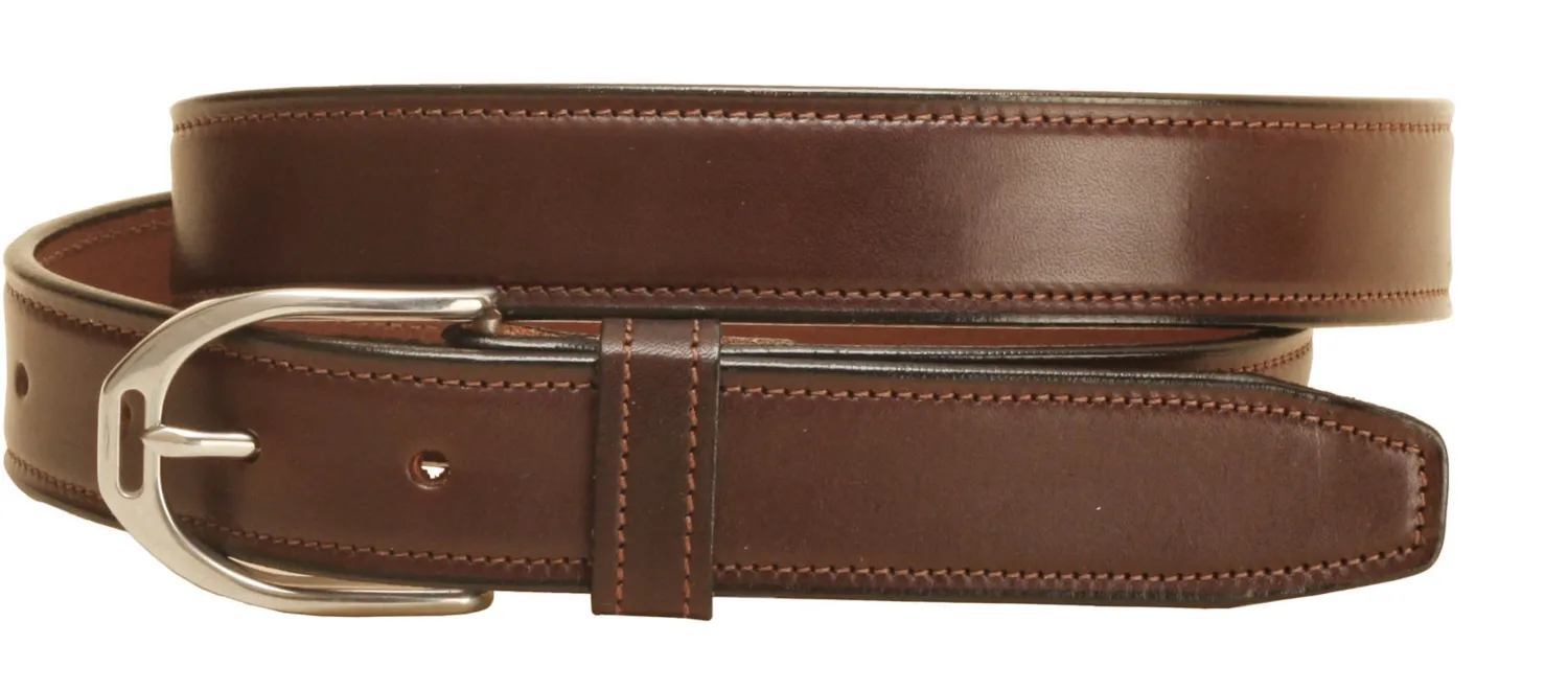 Online TORY LEATHER 1 1/4" Stainless Steel Stirrup Buckle Belt