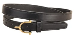 Clearance TORY LEATHER ¾" Brass Spur Buckle Belt