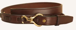 Discount TORY LEATHER 1" Hoof Pick Belt Havana/Brass