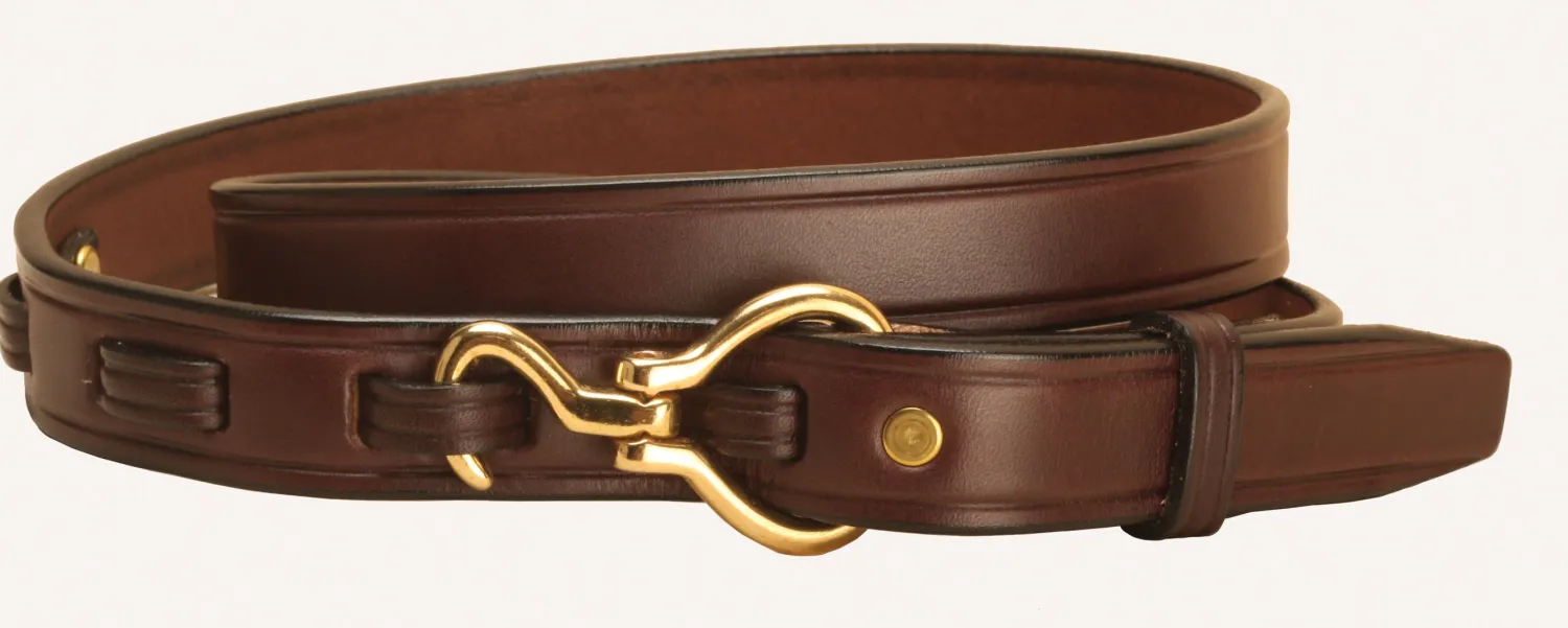 Discount TORY LEATHER 1" Hoof Pick Belt Havana/Brass