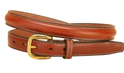 Outlet TORY LEATHER 3/4" Raised Leather Belt