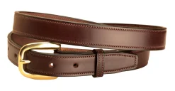 Sale TORY LEATHER 1" Stitched Leather Belt