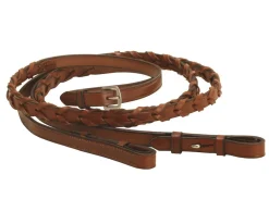 Sale TORY LEATHER Company 5/8" x 48" Pony Laced Reins with Hook Stud Bit Ends