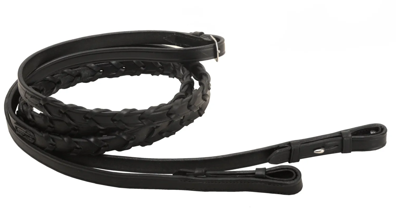 Best TORY LEATHER Company 5/8" x 72" Laced Reins with Hook Stud Ends