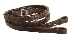 Best TORY LEATHER Company 5/8" x 72" Laced Reins with Hook Stud Ends