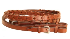 Online TORY LEATHER Company 5/8" x 54" Laced Reins with Buckle Bit Ends